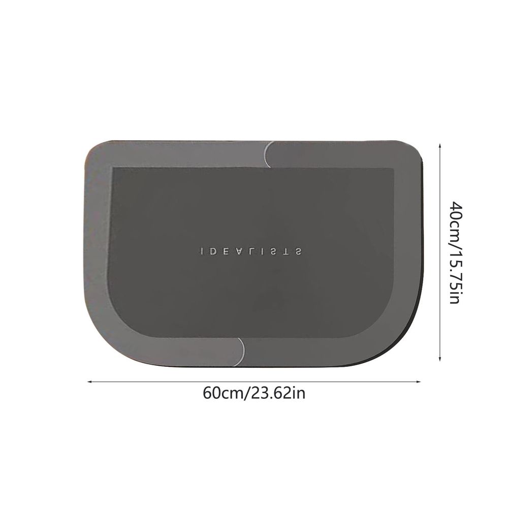 Bath Mat, Non Slip Bathroom Rugs, Quick Dry Super Absorbent Washable Bath Rug Shower Mat For Bathroom Floor Bathtub Shower