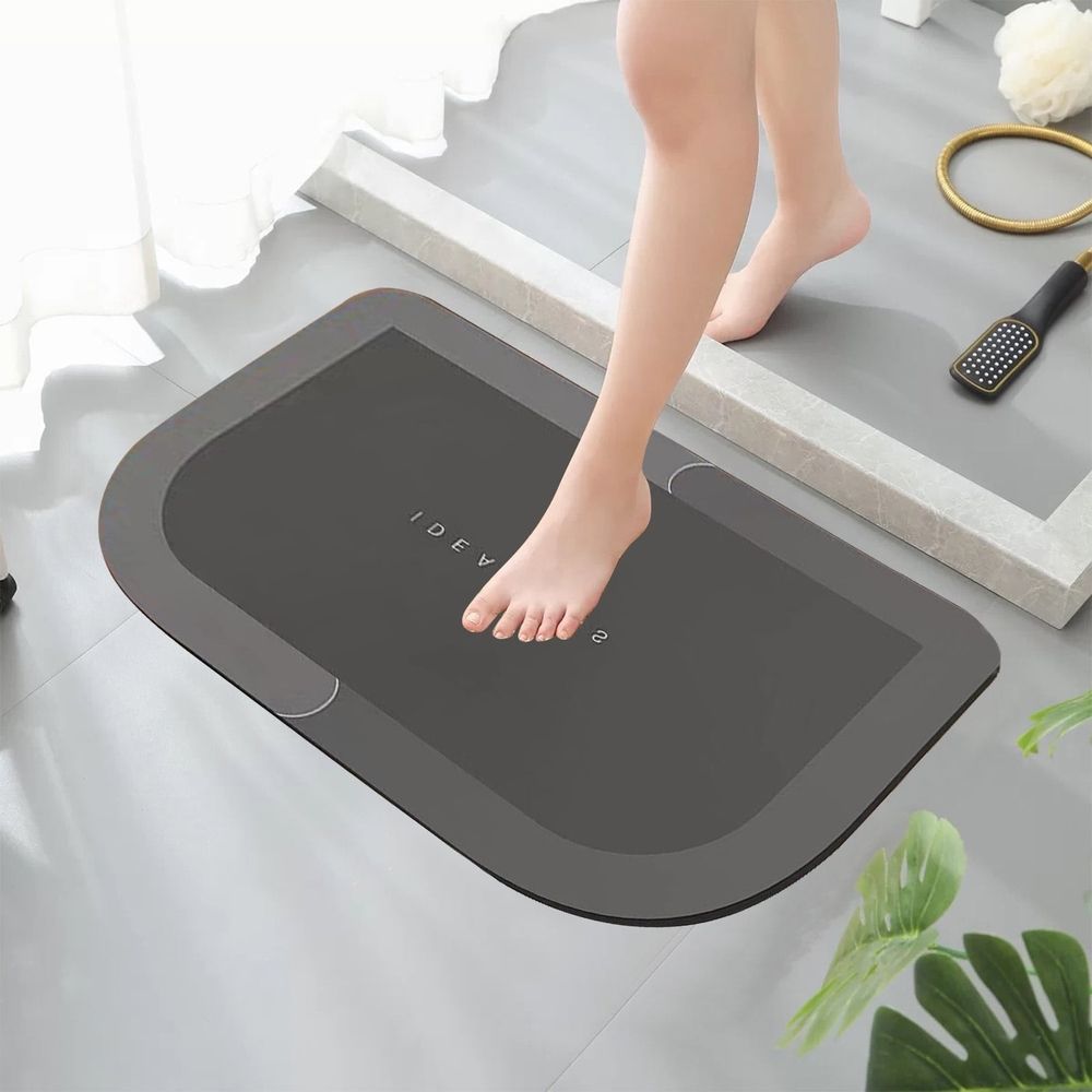 Bath Mat, Non Slip Bathroom Rugs, Quick Dry Super Absorbent Washable Bath Rug Shower Mat For Bathroom Floor Bathtub Shower