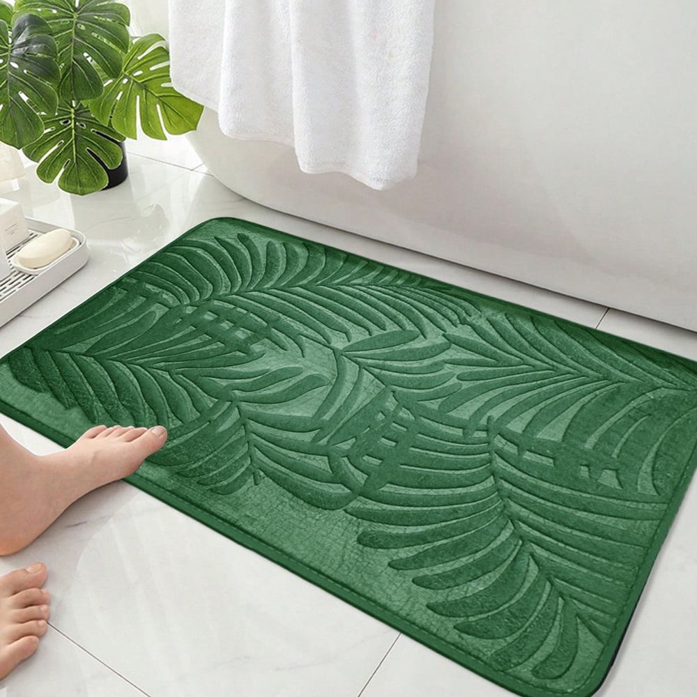 Bath Mat Rug, Non-Slip And Absorbent Bathroom Rugs, Comfortable Bath Carpet For Bathroom Floor, Tub And Shower, Machine Washable