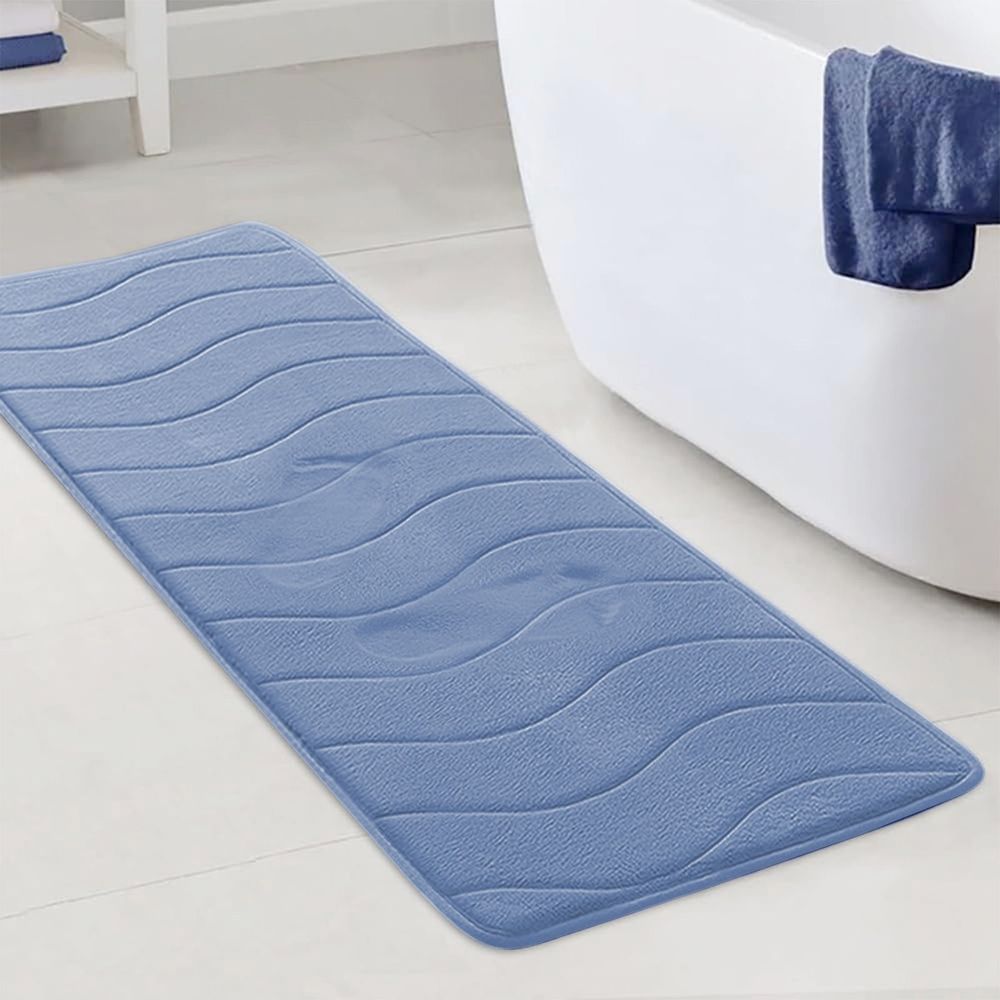 Memory Foam Bath Mat Set, Bathroom Rugs For 3 Pieces, Super Soft Absorbent Quick Dry Bathroom Rug, Machine Washable Non Slip Floor Carpet For Tub Shower