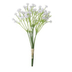 4 Pcs Artificial Baby Breath Flowers Fake Gypsophila Bouquet - Plastic Faux Floral Stems for Vase - Home Wedding Party Table Centerpiece Arch Decor Craft Supply Set of 4