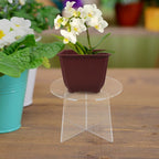Mini Plant Stand Home Decoration Plants Decor Plant Decorations Plant Stool Acrylic Planter Stool Table Top Plant Stand