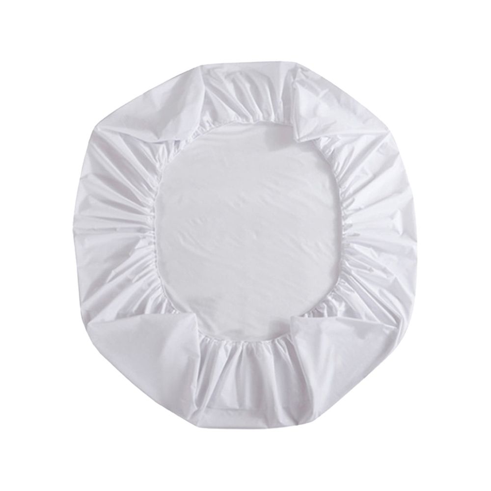 Waterproof Bed Sheet with Breathable Fabric, Queen Size 182x216cm Mattress Protector for Spill Protection, Easy Care Machine Washable Polyester Material