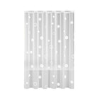 EVA Shower Curtain Liner with Weighted Hem | Waterproof No-Drill Design | Includes Hooks | Multiple Sizes 80x180cm to 200x120cm | White Bathroom Shower Curtain