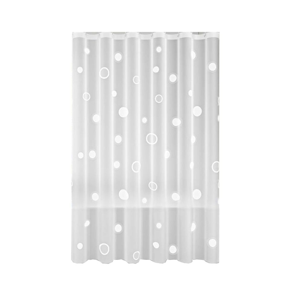 EVA Shower Curtain Liner with Weighted Hem | Waterproof No-Drill Design | Includes Hooks | Multiple Sizes 80x180cm to 200x120cm | White Bathroom Shower Curtain