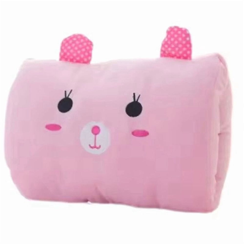 2X Kids Cute Gift Winter Cartoon Plush Hand Pillow Hand Warmer, Weak Class 1 Arm Pillow, Travel Necessities Desk Nap