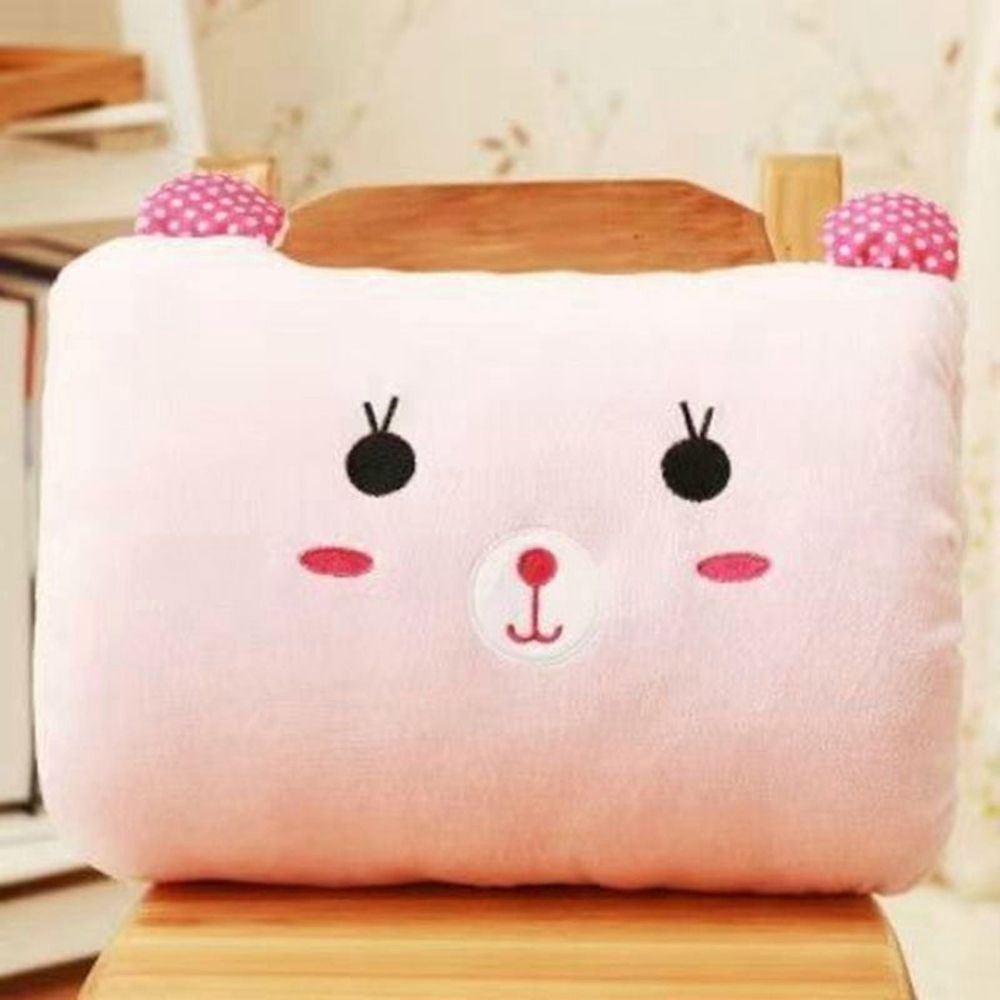 2X Kids Cute Gift Winter Cartoon Plush Hand Pillow Hand Warmer, Weak Class 1 Arm Pillow, Travel Necessities Desk Nap