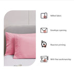 Pillow Cases 20x36 Set of 2 - Envelope Closure Pillow Covers - Soft Brushed Microfiber Polyester Fabric - Shrinkage & Fade Resistant Pillowcases for Sleeping - Standard Queen Size Pillow Protectors
