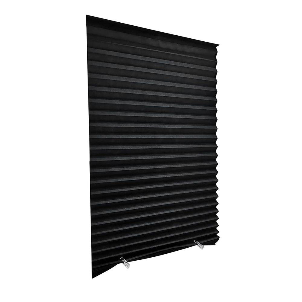 Pleated Window Shades Cordless Light Filtering Temporary No Drill Window Blinds Easy Install Cut to Size Fabric Shades for Bedroom Living Room Office Nursery Kitchen Bathroom