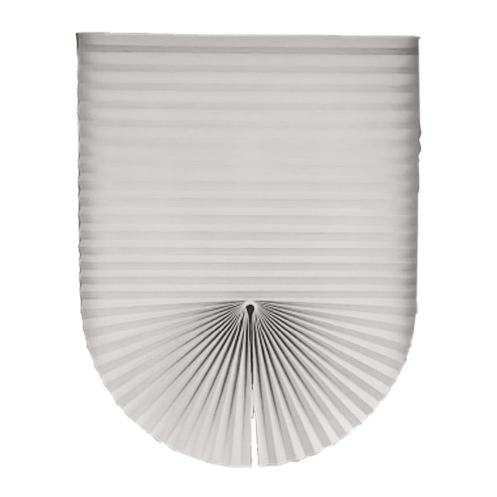 Cordless No-Drill Adjustable Window Blinds, Temporary Stick-On Pleated Paper Shades for Privacy & Light Control, UV Protection Easy to Cut & Install for Nursery Bedroom Bathroom