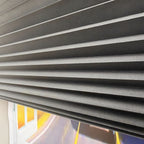 Cordless No-Drill Adjustable Window Blinds, Temporary Stick-On Pleated Paper Shades for Privacy & Light Control, UV Protection Easy to Cut & Install for Nursery Bedroom Bathroom
