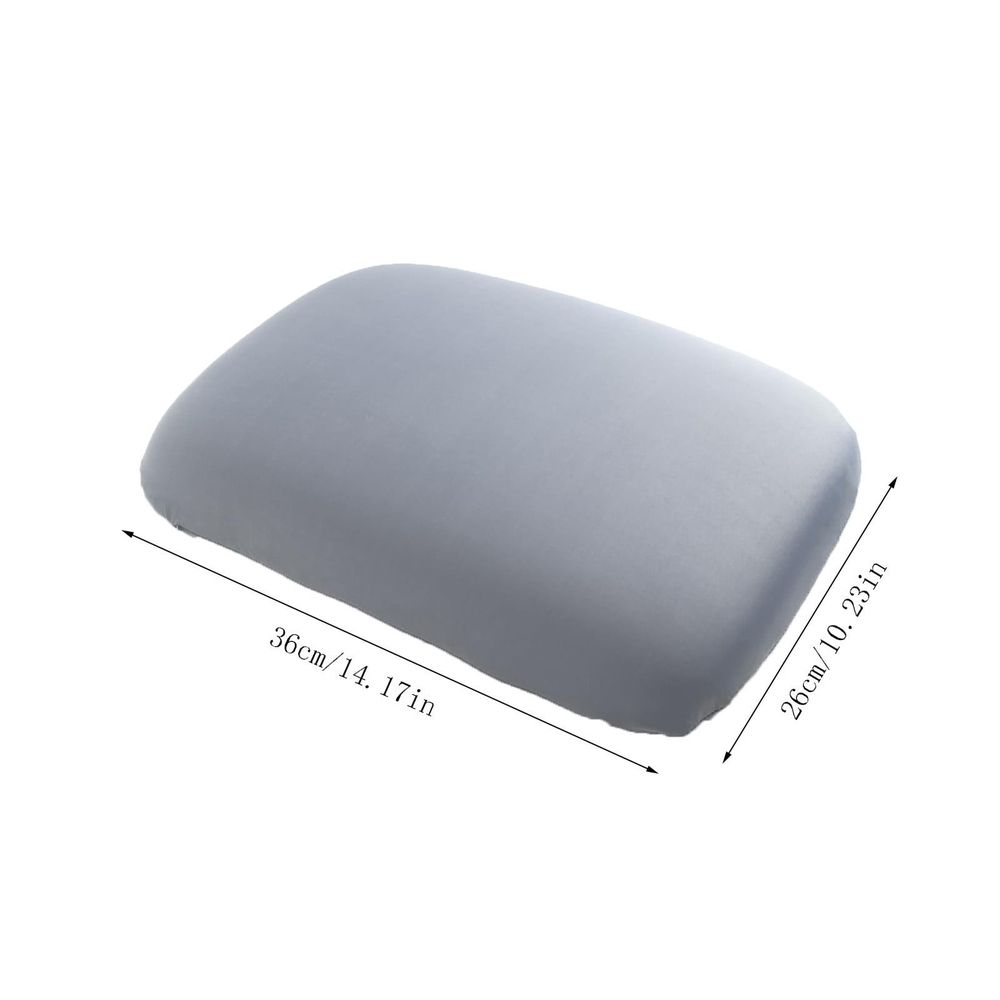Memory Foam Nap Pillow 14x10 Inch Portable Travel Pillow Soft Neck  with Removable Washable Cover for Camping Office Car Bedroom Home