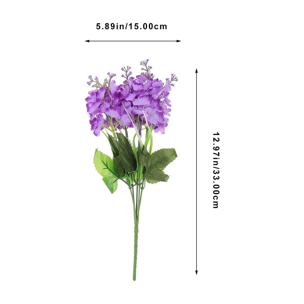 3Pcs Artificial Flower Branches Floral Arrangement Vase Flowers Decoration Assorted Color