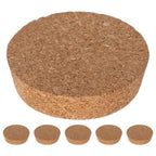 6Pcs Cork Lid Stoppers for Glass Flower Vases Durable Wooden Caps for Hydroponic Decor