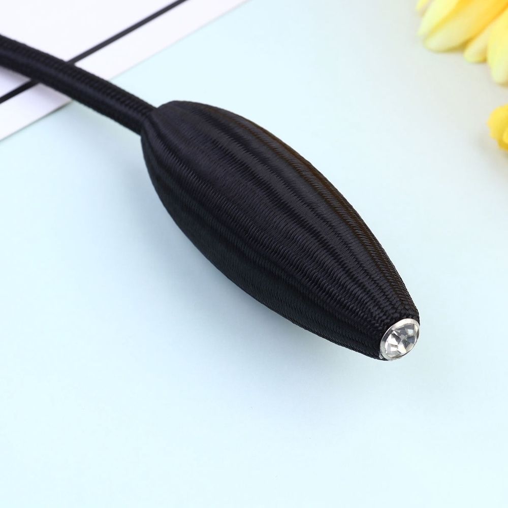 2Pcs Black Metal Curtain Tie Backs for Shower Curtains and Home Use