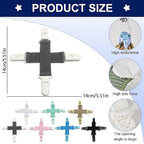 Bed Sheet Fastener Clips for Dryer, 4 Pack Duvet Clips Keeps Sheets from Tangling in Laundry, Reusable Sheet Holder for Washing Machine and Drying, Black