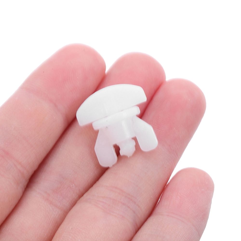 20pcs Curtain Track Gliders White Plastic Curtain Support for Commercial Decor