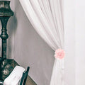 Floral Curtain Tieback Buckle Cloth Holdback for Bedrooms Office