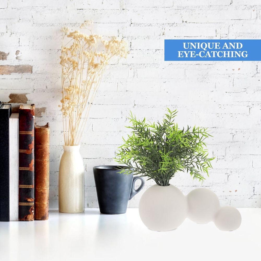 Creative Ceramic Vase for Artificial Flowers and Fresh Bouquets