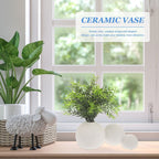 Creative Ceramic Vase for Artificial Flowers and Fresh Bouquets