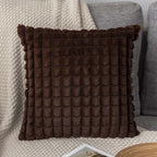 Throw Pillow Covers with Pillow Core, 17.3x17.3 Inch Square Cushion Pillow Cover, Modern Farmhouse Home Decor for Sofa Living Room Couch Bed