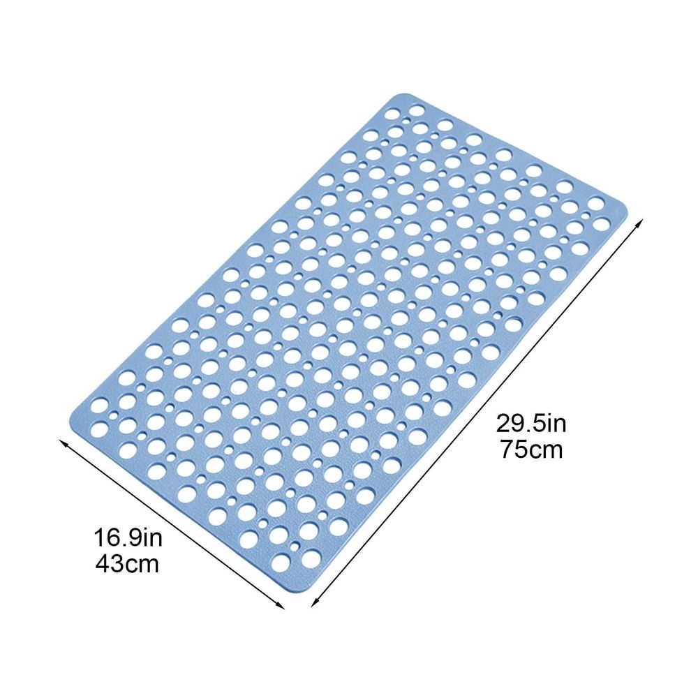 Non Slip Bathtub Mat and Shower Mat, Anti Skid Safety Mat, with Quick Drain Holes, Easy Dry, Washable Non-Slip Bathtub Mats for Inside Showers