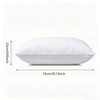 Bed Pillows, Luxury Hotel Pillows for Sleeping, Ergonomic Cervical Support Sleep Cushion Pillow, Soft Support for Back/Stomach/Side Sleepers(9.05'x29.13)