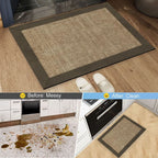 Diatomite Bath Mat, Super Absorbent Bathroom Rug with Non-Slip TPR Backing, Quick Dry Floor Mat for Shower Tub Sink, Machine Washable Household Foot Mat