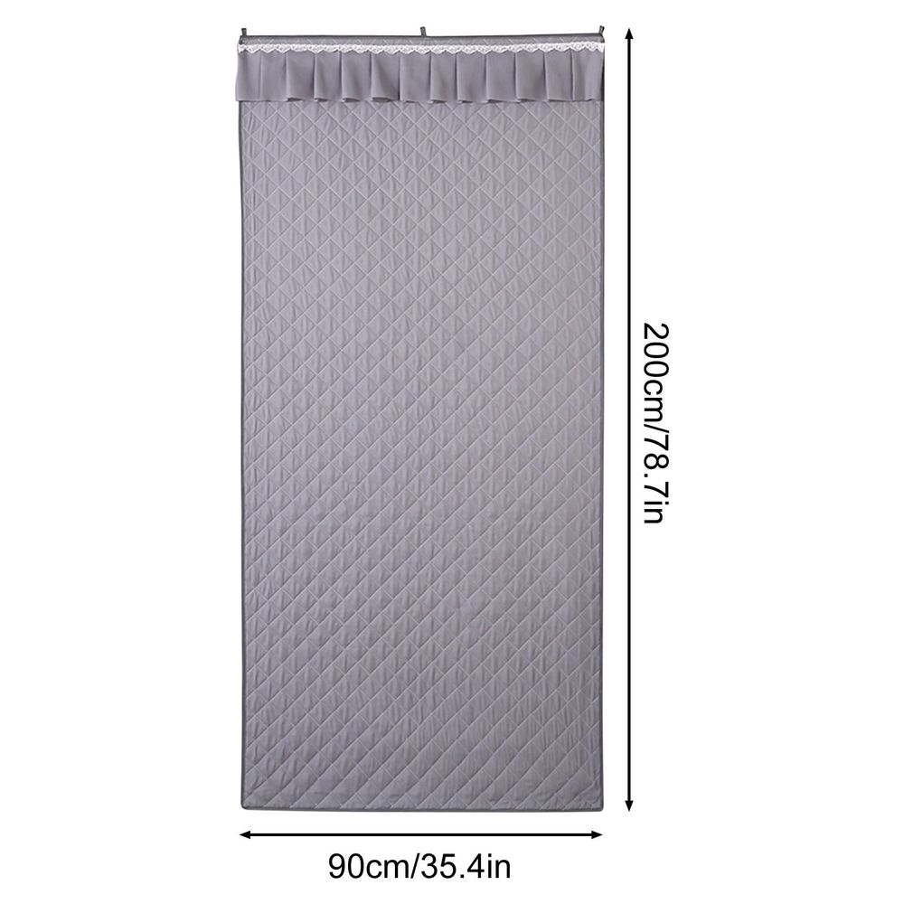 Waterproof Fabric Filled with Thick Cotton Insulation Door Blanket, Door Curtains for Doorways Privacys Bedroom, Windproof Thermal Winter Door Curtain, Thickened Insulated Door Curtain