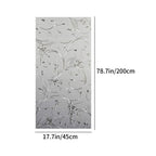 Window film, privacy window film, PVC adhesive film, decorative glass film, 45x200cm clear, for living room kitchen bedroom