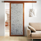Window film, privacy window film, PVC adhesive film, decorative glass film, 45x200cm clear, for living room kitchen bedroom
