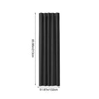 Blackout Curtains, Room Darkening Drapes, Rod Pocket Window Panels for Living Room, Bedroom, Sliding Door, Thermal Insulated 63x84 inch