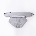 Travel Neck Pillow for Airplane Memory Foam Hooded Neck Travel Pillow 3 in 1 Travel Pillow for Head Neck Waist Support Soft Removable