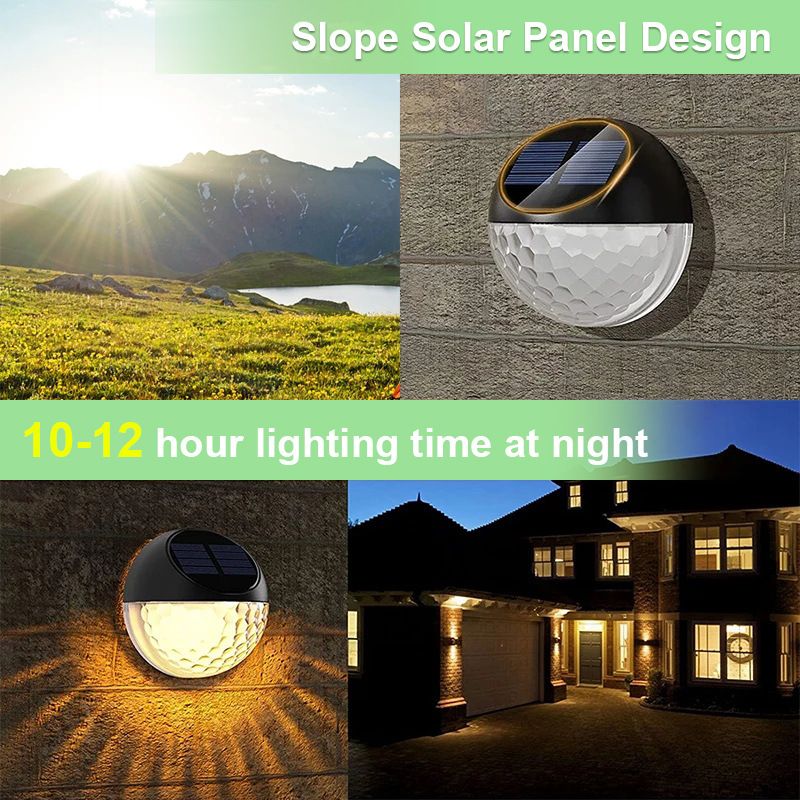 Solar Fence Lights Outdoor Deck Lights Solar Wall Lights Outdoor Waterproof Led Solar Stairway Lights Outdoor Yard Lights