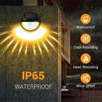 Solar Fence Lights Outdoor Deck Lights Solar Wall Lights Outdoor Waterproof Led Solar Stairway Lights Outdoor Yard Lights