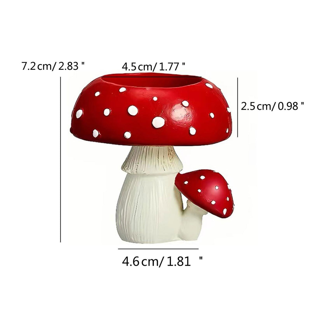 Mushroom Candle Holders, Mushroom Tealight Candle Holder, Red Mushroom Candle Holder Tea Scented Candle Resin