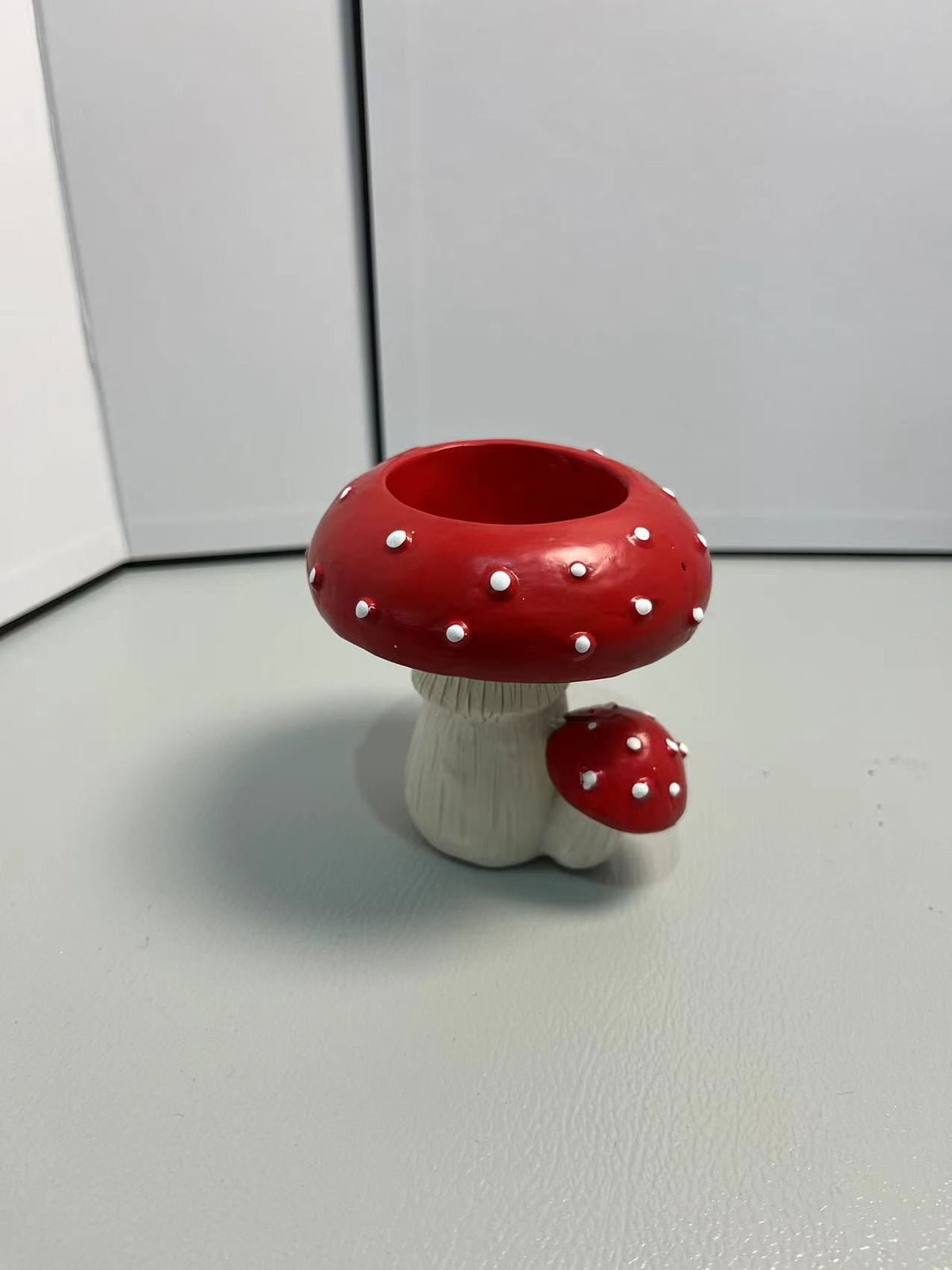 Mushroom Candle Holders, Mushroom Tealight Candle Holder, Red Mushroom Candle Holder Tea Scented Candle Resin