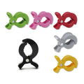 6 PCS Colorful Stroller Clip, Stroller Toy Holder, Blanket Clip, Sunshade, Windproof Clip, or Other Fixed, Plastic Universal Clip