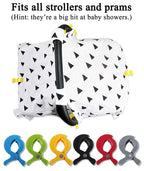 6 PCS Colorful Stroller Clip, Stroller Toy Holder, Blanket Clip, Sunshade, Windproof Clip, or Other Fixed, Plastic Universal Clip