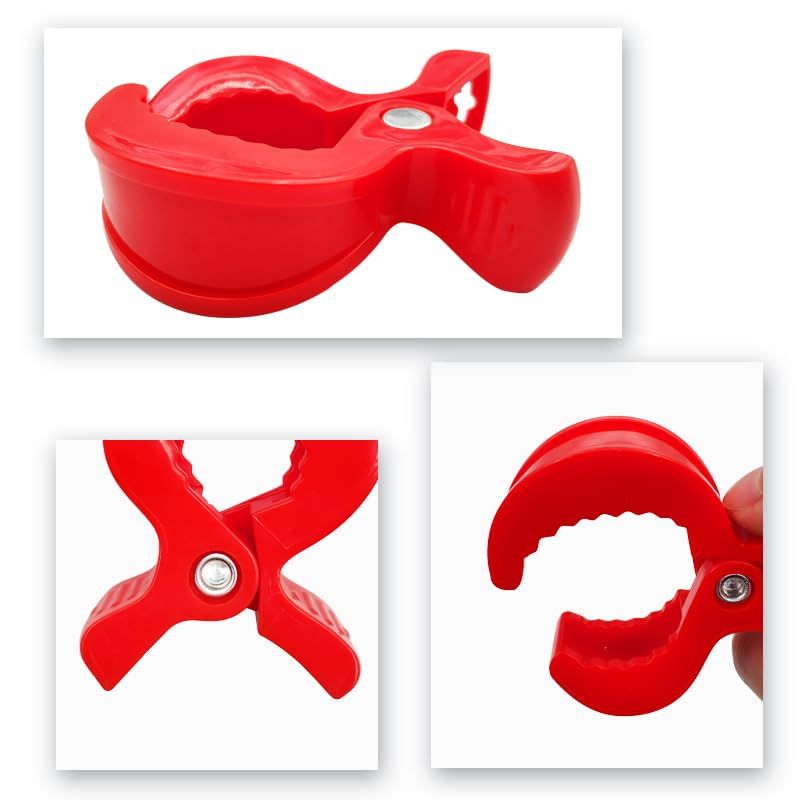 6 PCS Colorful Stroller Clip, Stroller Toy Holder, Blanket Clip, Sunshade, Windproof Clip, or Other Fixed, Plastic Universal Clip