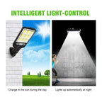 Solar lights, outdoor courtyard lights, road human body sensing lights, LED waterproof integrated wall lights, solar energy
