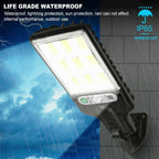 Solar lights, outdoor courtyard lights, road human body sensing lights, LED waterproof integrated wall lights, solar energy