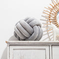 light gray cushion Soft knot ball pillows,round throw pillow cushion Home Decoration Plush Pillow,Throw Knotted Pillow Round