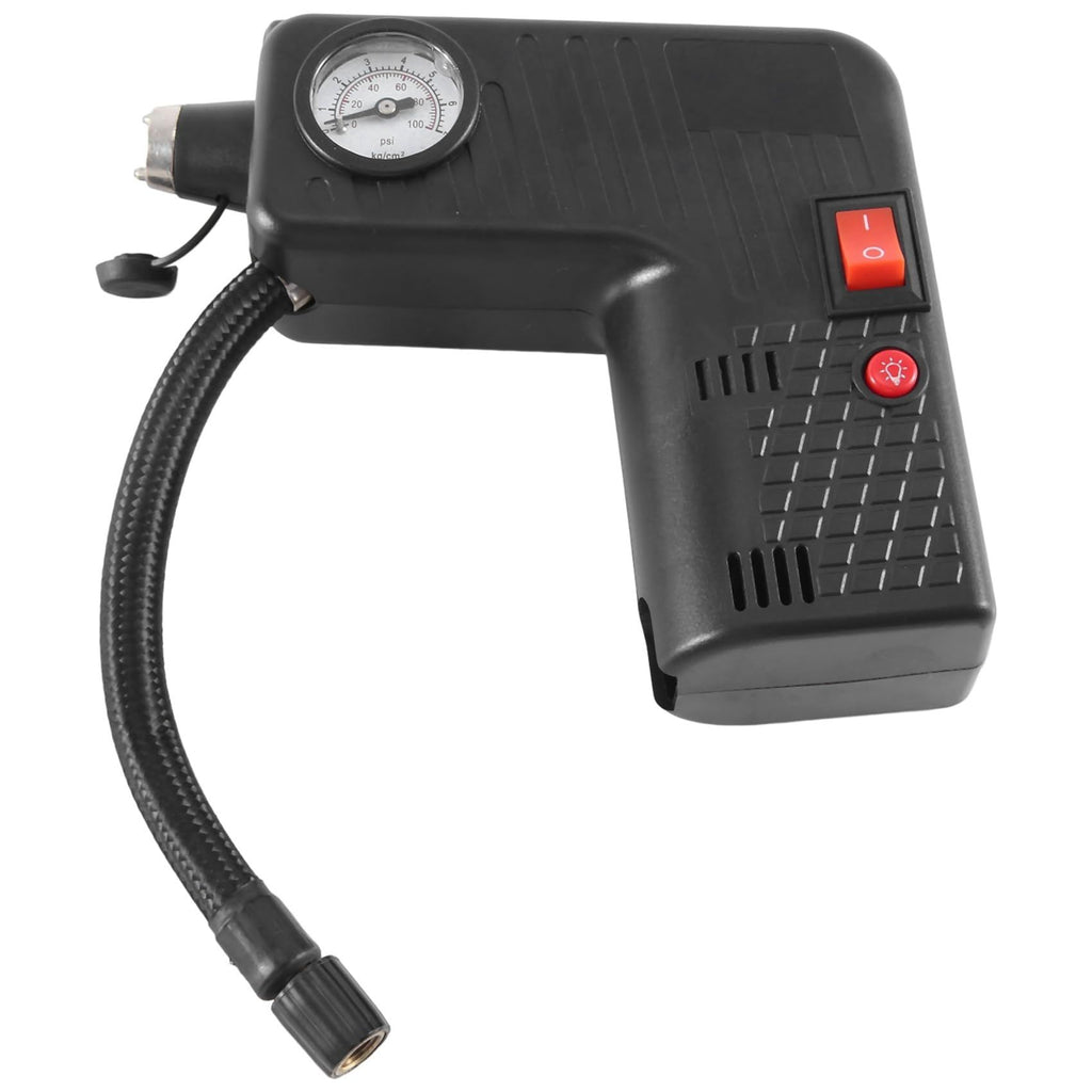 Multi functional car inflation pump for automotive supplies, with a 3-meter long cable and an electric 12V portable inflation pump