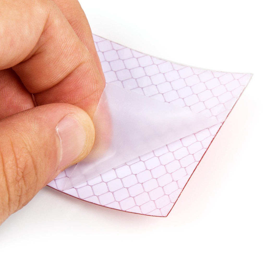 Reflective Safety Tape, Retroreflective Sheeting Pattern Alternating White and Red Color Segments, Reflective Tape