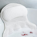Bath Pillow Luxury Bathtub Pillow - Bath Pillows for Tub Neck and Back Support, Ergonomic Tub Pillow for Bath with 4D Air Mesh