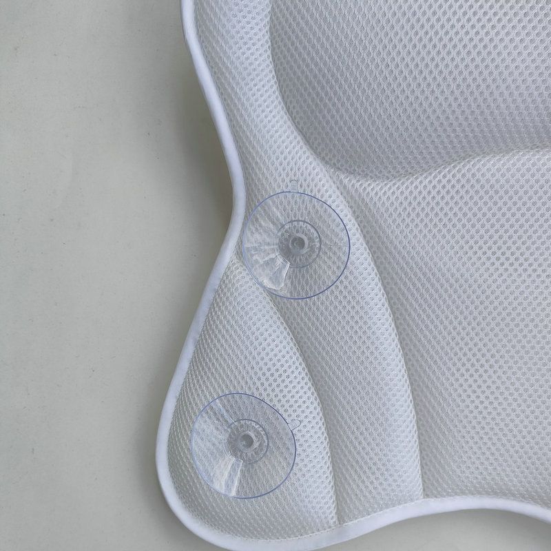 Bath Pillows for Tub Neck and Back Support,Bath Pillow Luxury Bathtub Pillow with 4D Air Mesh 6 Strong Suction Cups