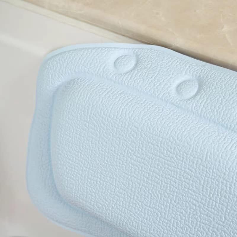 Bath Pillow Bathtub Pillow Luxury Spa Bath Pillows for Tub Neck and Back Support Headrest with Soft Mesh Fabric
