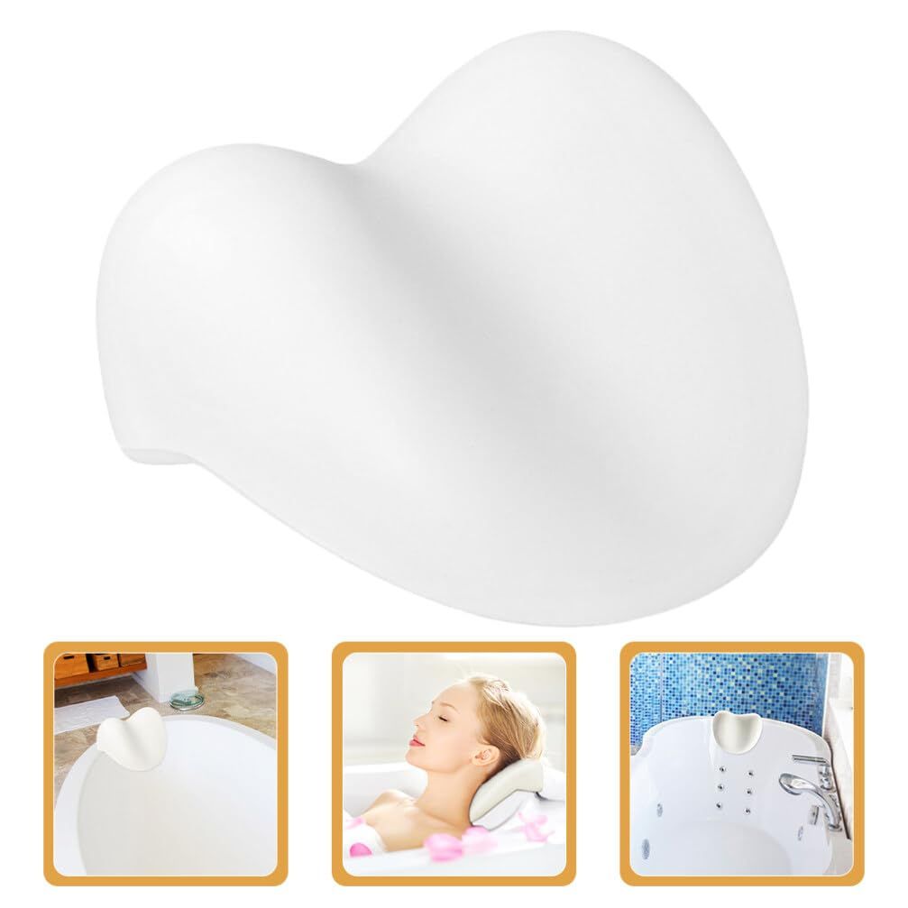 Bathtub Pillow Headrest Bath Pillows Bathroom Bath Pillow Household Bathing Pillow Reusable Bathtub Pillow Head Rest Pad