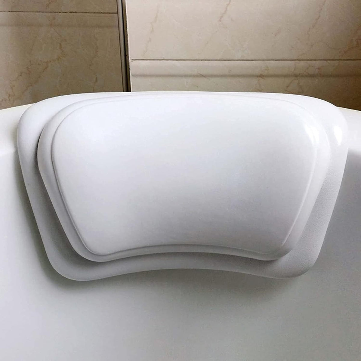 Bath Pillow for Tub, Ergonomic Bath Tub Pillows with Suction Cups, Bathtub Pillow Rest for Home Spa, Soft, Waterproof Headrest